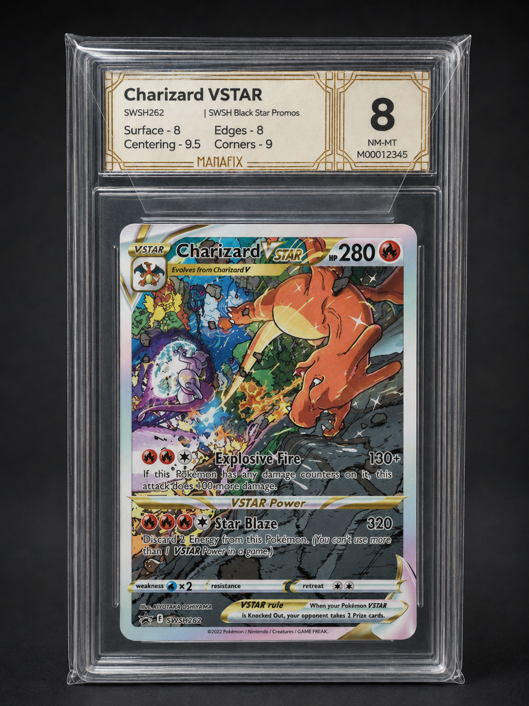 Mockup de pré-cadastro de Charizard VSTAR SWSH262